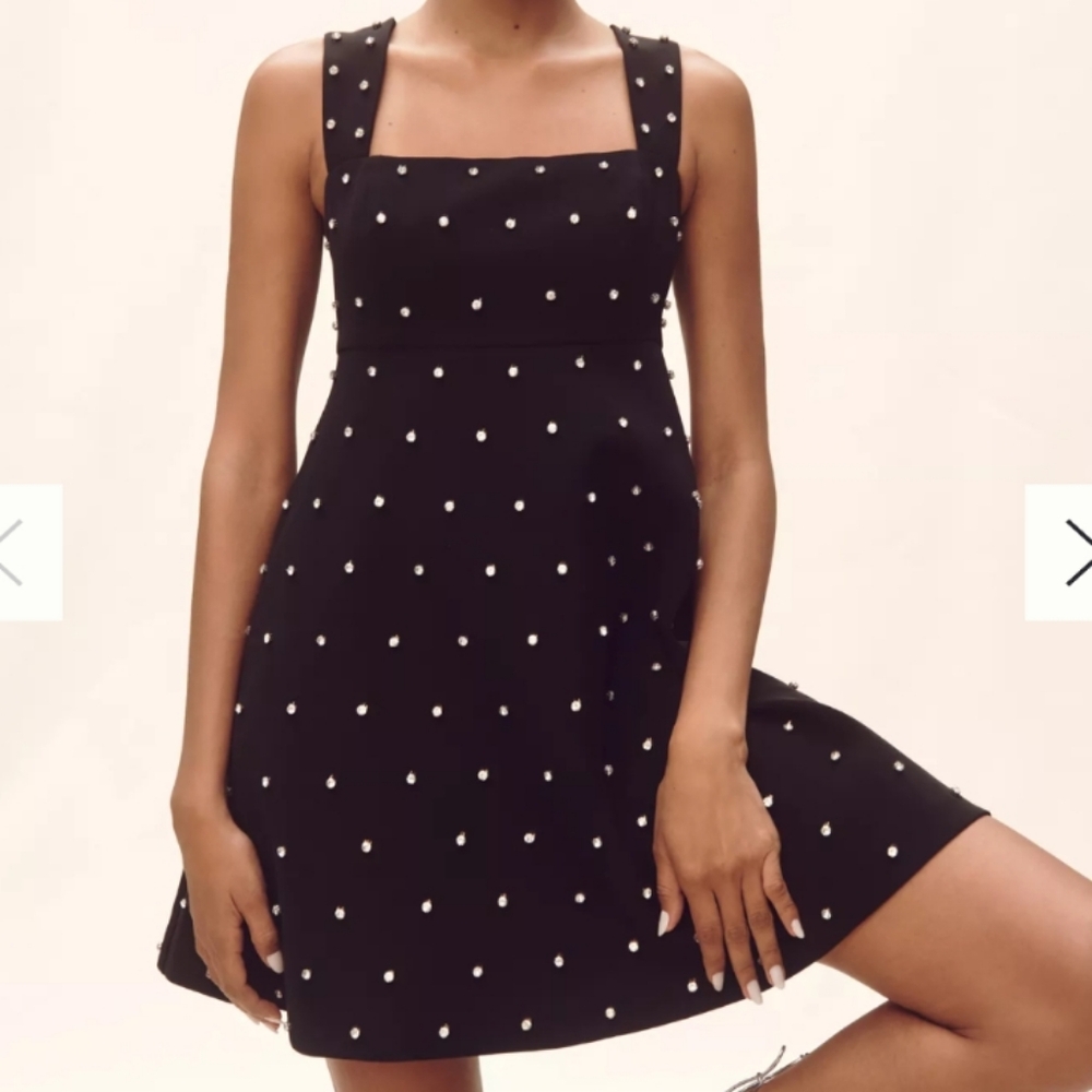 Endless Rose Sleeveless Embellished Mini Dress